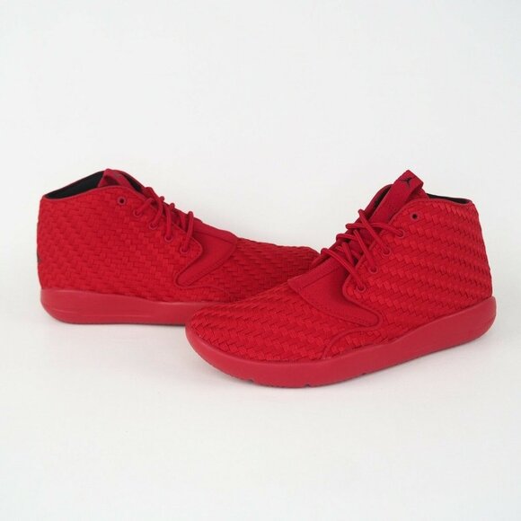 Nike Air Eclipse Chukka Woven BG Boys Shoes Red Basketball - Picture 6 of 11